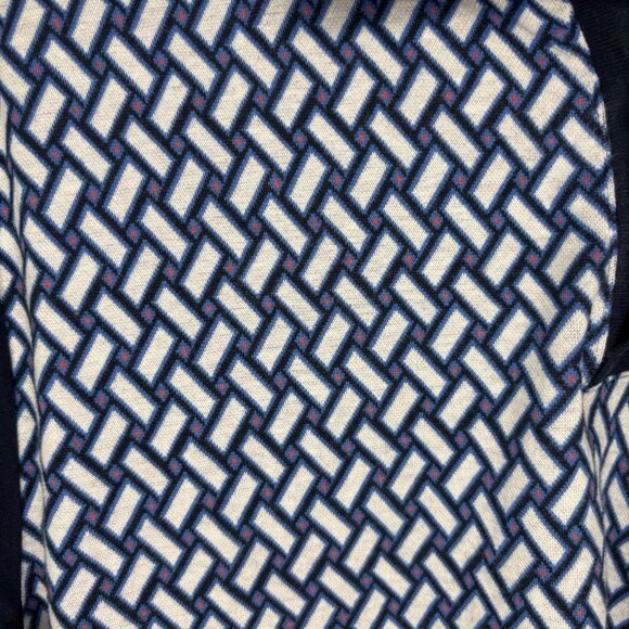 PENGUIN by Munsingwear Polo Mens L Navy Geometric Short Sleeve - Picture 5 of 7